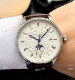 Fake Patek Philippe Calatrava Watches SS White Dial